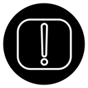 Exclamation interface icon