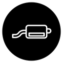 Exhaust pipe icon
