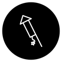Explosive firecracker icon