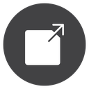 External Link Corner Arrow icon