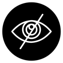 Eye crossed 2 icon