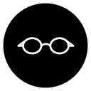 Eye glasses icon