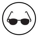 Eye glasses icon