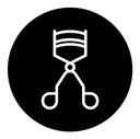 Eyelash curler icon