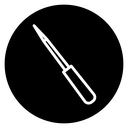 Eyeliner brush icon