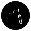Eyeliner Black Filled icon