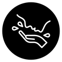 Face washing icon