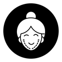 Facelifting procedure icon