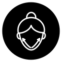 Facelifting procedure icon