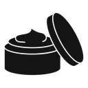 Facial cream jar icon