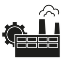 Factory and Gear icon