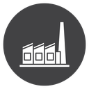 Factory Black Filled icon