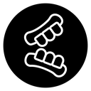 False jaw icon