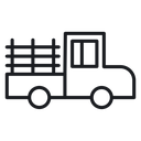 Farmer pickup truck 2 icon