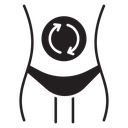 Fast and slow metabolism icon