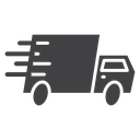 Fast delivery truck 3 icon