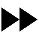 Fast Forward Double Arrow icon