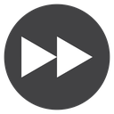 Fast Forward Spaced Arrows icon