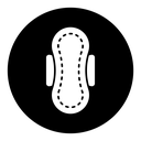 Feminine hygiene pad icon
