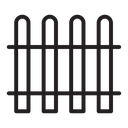 Fence set icon