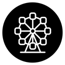 Ferris wheel icon