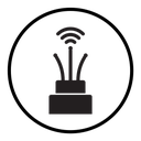 Fiber optic cable icon