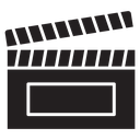 Film clapperboard icon