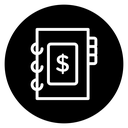 Financial log icon