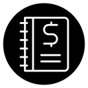Financial log icon