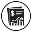Financial report icon