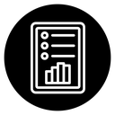 Financial report icon