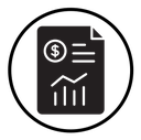 Financial report icon