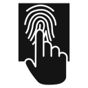 Finger authentication icon
