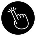 Finger tap icon