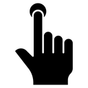Finger tap icon