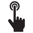 Finger tap icon