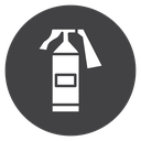 Fire Extinguisher Black Filled icon