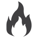 Fire flame 3 icon