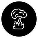 Fire smoke 2 icon