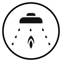 Fire sprinkler icon