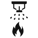 Fire sprinkler icon
