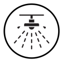 Fire sprinkler icon