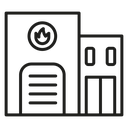 Fire Station Building icon