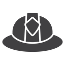 Firefighter hat icon