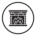 Fireplace icon