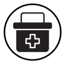 First aid kit icon