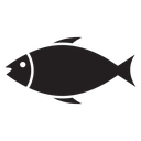 Fish Black Filled icon