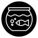 Fish bowl icon