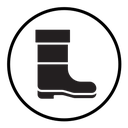 Fishing boots icon