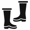 Fishing boots icon